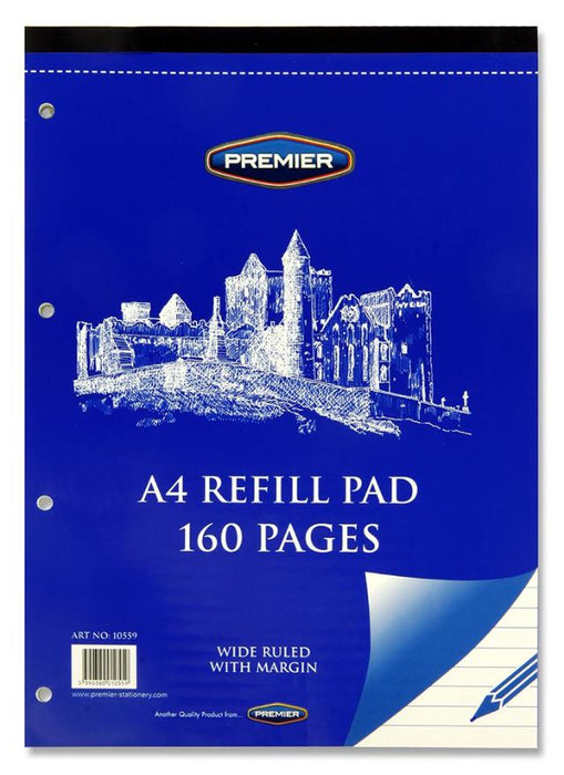 A4 Refill Pad, 160 Pages