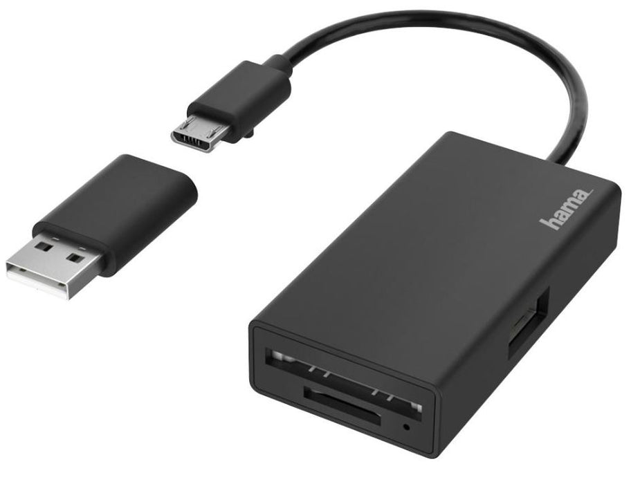 OTG USB 2.0 Hub & Card Reader