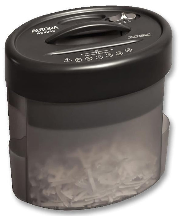 Cross Cut Paper Shredder - 4 Folded Sheets