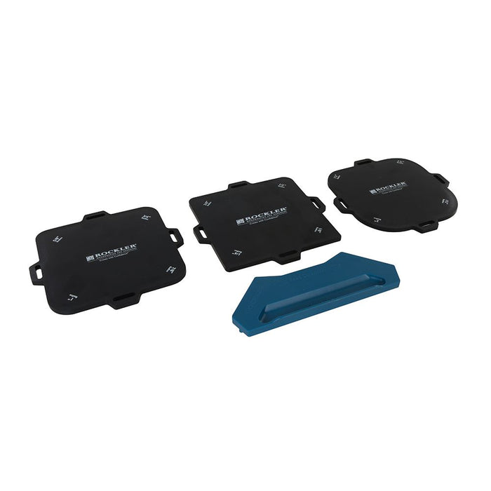 Corner Radius Routing Templates 4pce - 1/8 - 1' Radii
