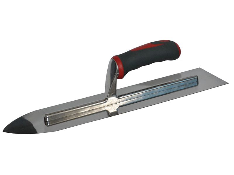 Flooring Trowel Stainless Steel Soft Grip Handle 16 x 4in