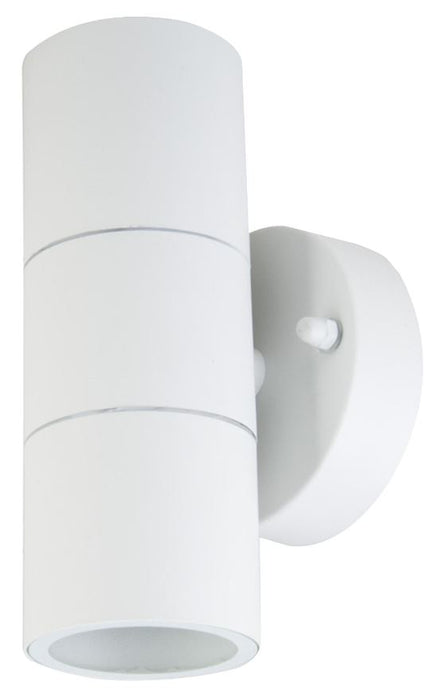 Up/Down Wall Light, White, GU10, IP44