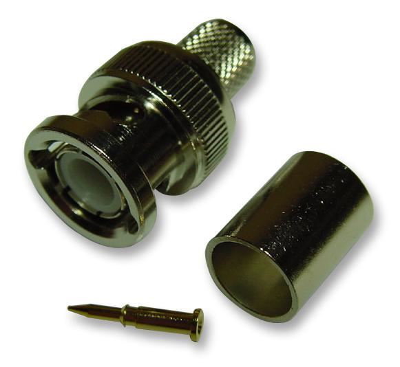 COAX CONNECTORS - 75 ohm BNC Crimp Plug - CT125 Cable