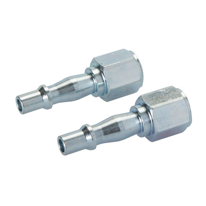 Air Line Coupling Bayonet Female Thread 2pk - 1/4" BSP