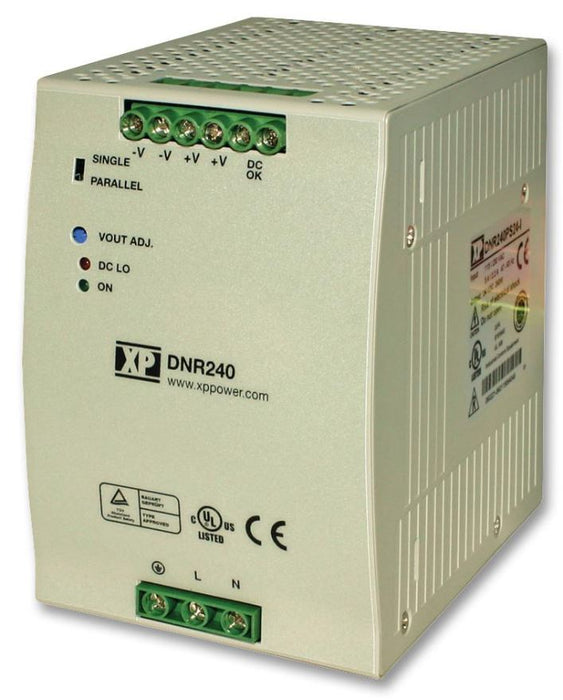 48V, 5A, 240W, DIN Rail Mount AC to DC Power Supply, Detachable