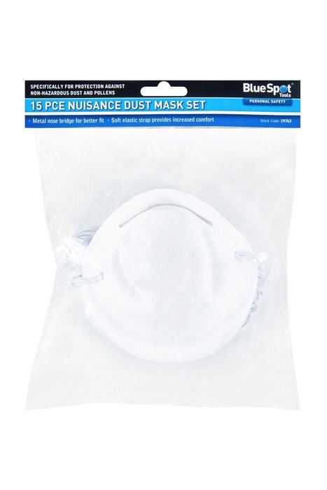 15 PCE Nuisance Dust Mask Set