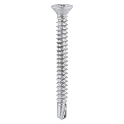Self Drilling PVC Screw RIB Countersunk - Stainless Steel