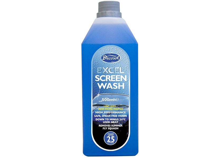 Excel Screenwash 500ml