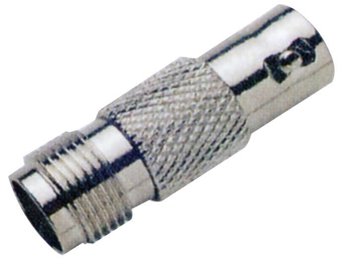 BNC Socket to TNC Socket Adaptor, Nickel Plated Brass Body