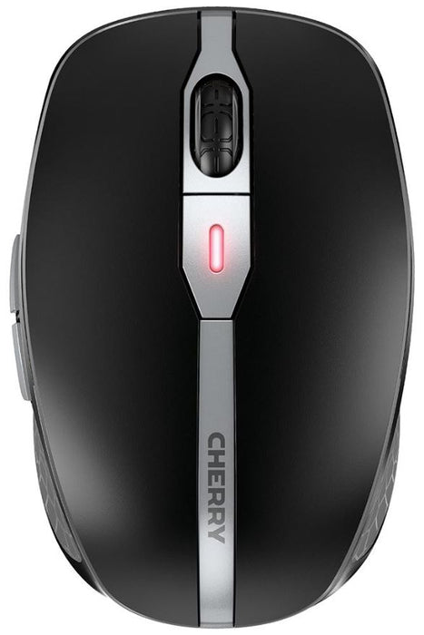 MW 9100 ERGO Rechargeable Wireless RF / Bluetooth Mouse, Black