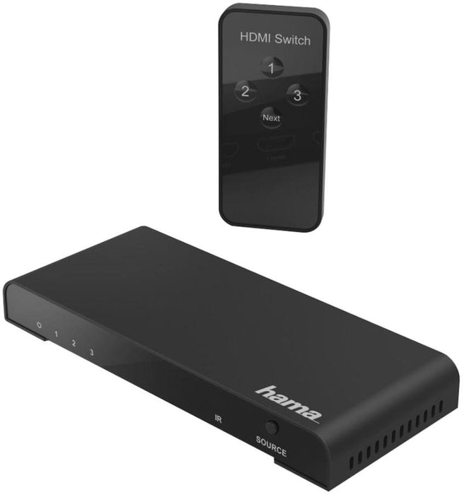 3x1 4K/3D HDMI Switch with Remote Control -