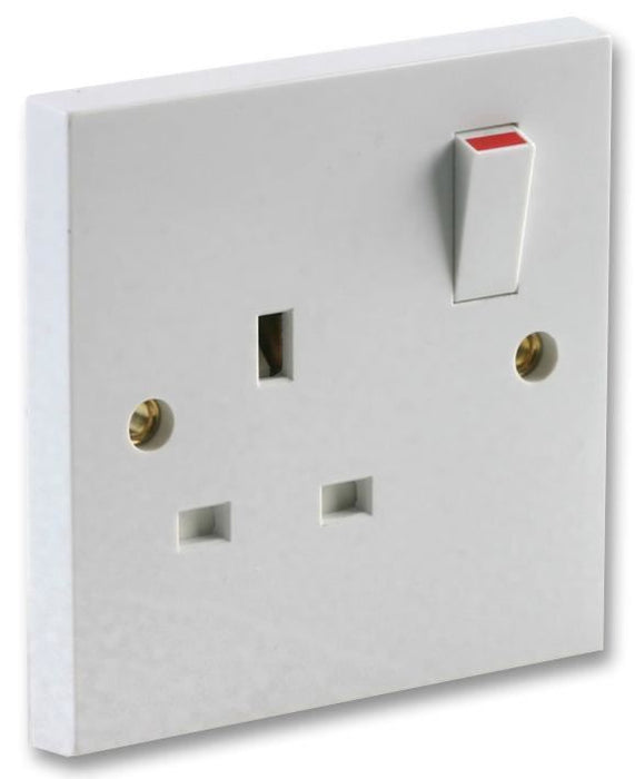 13A Switched Socket 1 Gang Single Pole