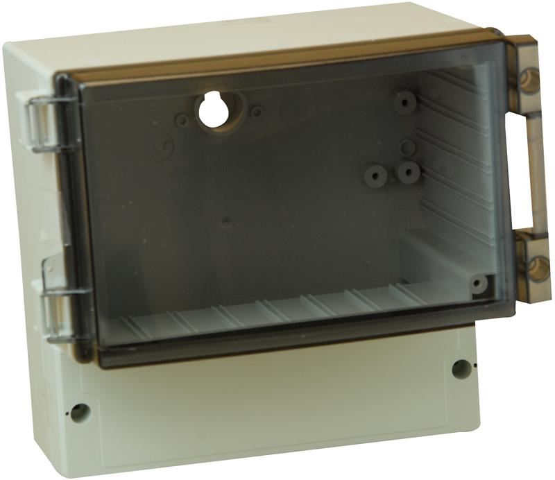 IP67 ABS Cardmaster Instrument Enclosure with Transparent Lid- 166x160x133mm