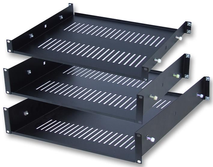 Vented 19" Rack Shelf - 1U