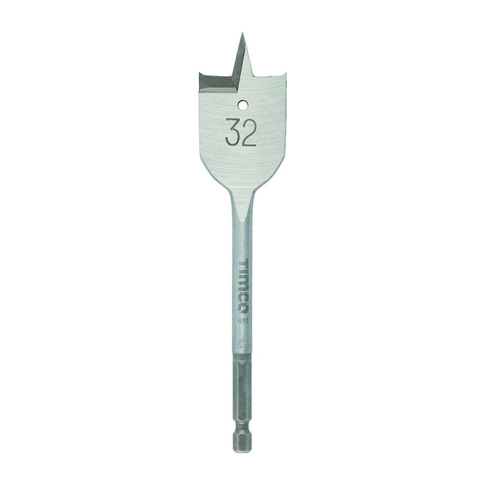 Flat Timber, MDF, Wood Drill Bit - Carbon Steel - 1 Each