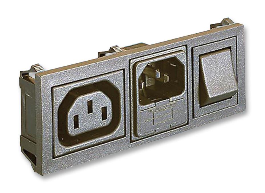 Power Inlet, IEC, Polysnap, DP Switch