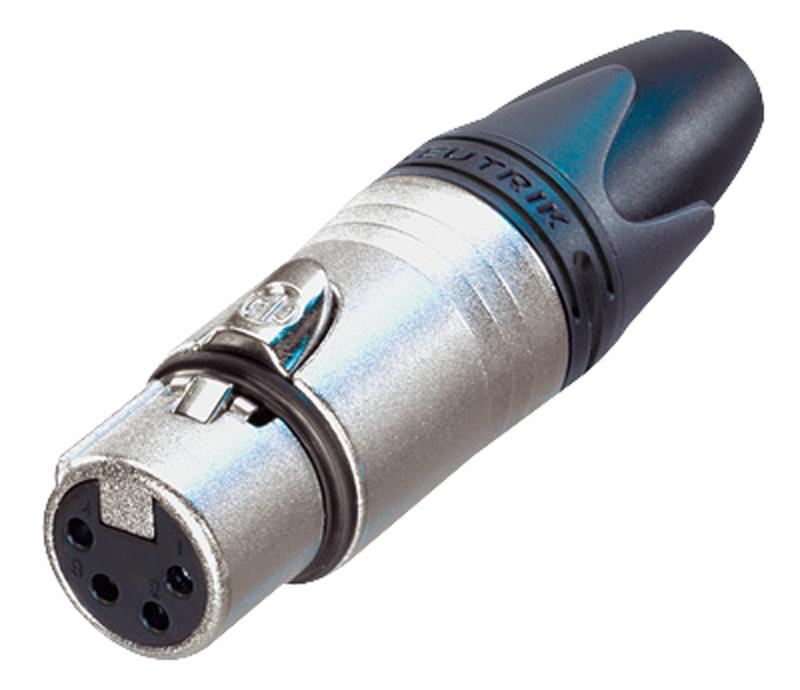 XLR Socket, 4 Pole