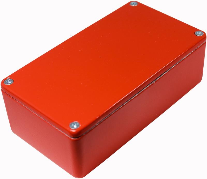 IP54 Red Die Cast Aluminium Project enclosure