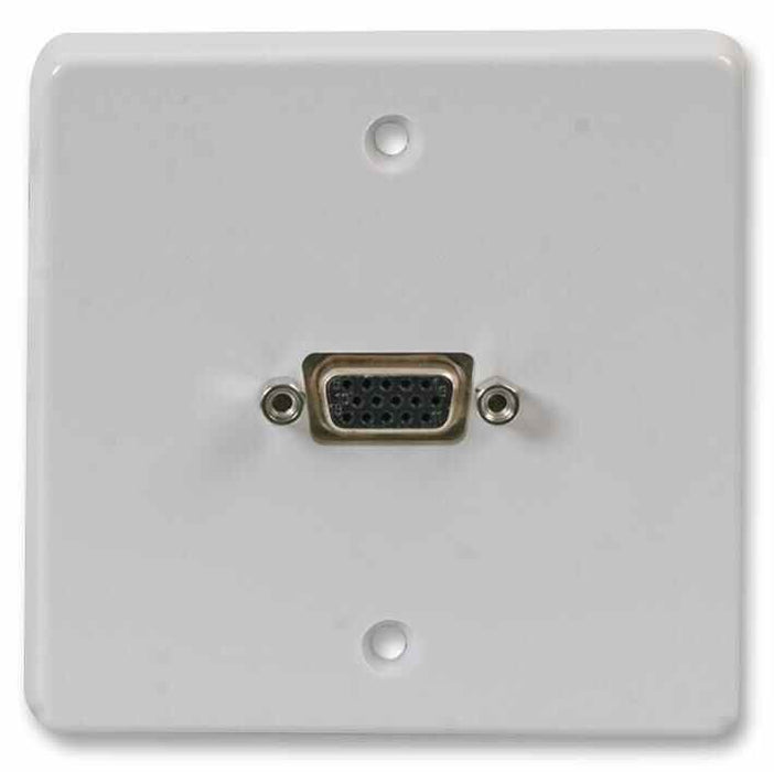 PRO SIGNAL - 1-Gang 15-pin VGA Wallplate - White