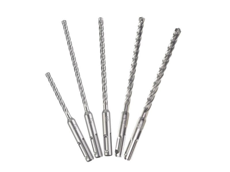 SDS Plus MX4 Drill Bit Set, 5 Piece