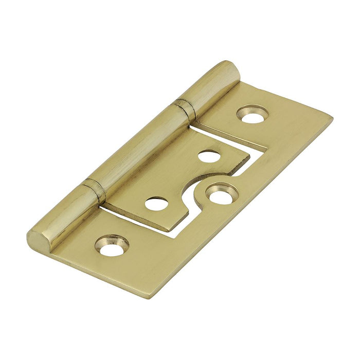 Plain Bearing Flush Hinges Solid Brass Pack of 2. Various Colours & Sizes