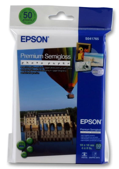 4 x 6" Premium Semigloss Photo Paper - 50 Sheets