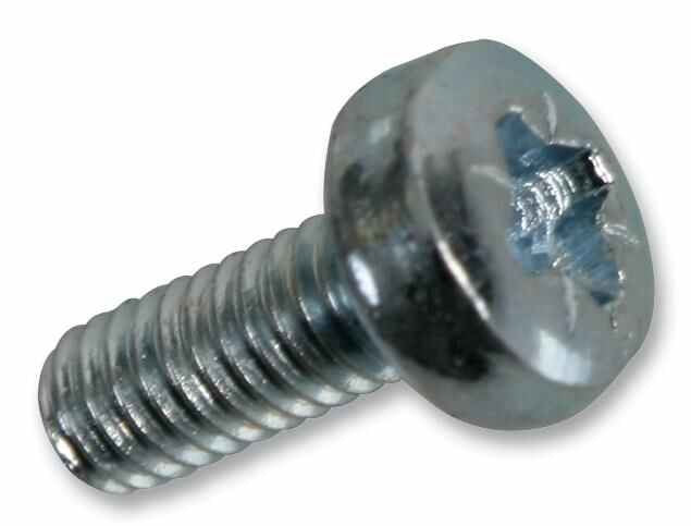 Pan Head Pozidriv ZP Machine Screws, 100 Pack