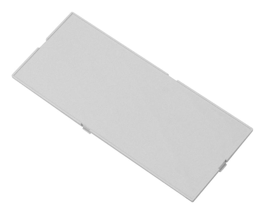 Clip-on Grey DIN Rail Enclosure Cover - M6