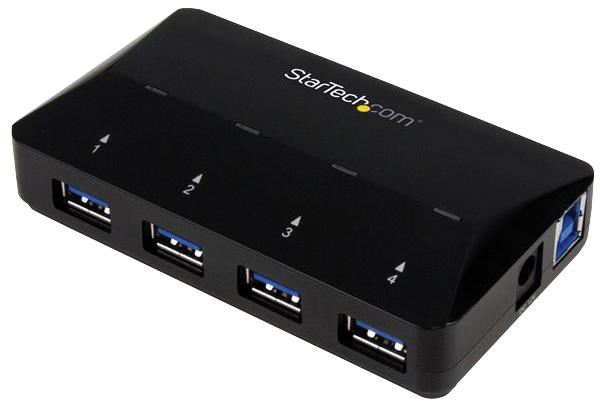 4 Port USB 3.0 Hub with 2.4A Fast Charging Port - Bus Powered