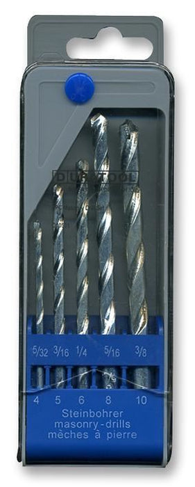 Masonry Drill Bit Set, 5 Piece