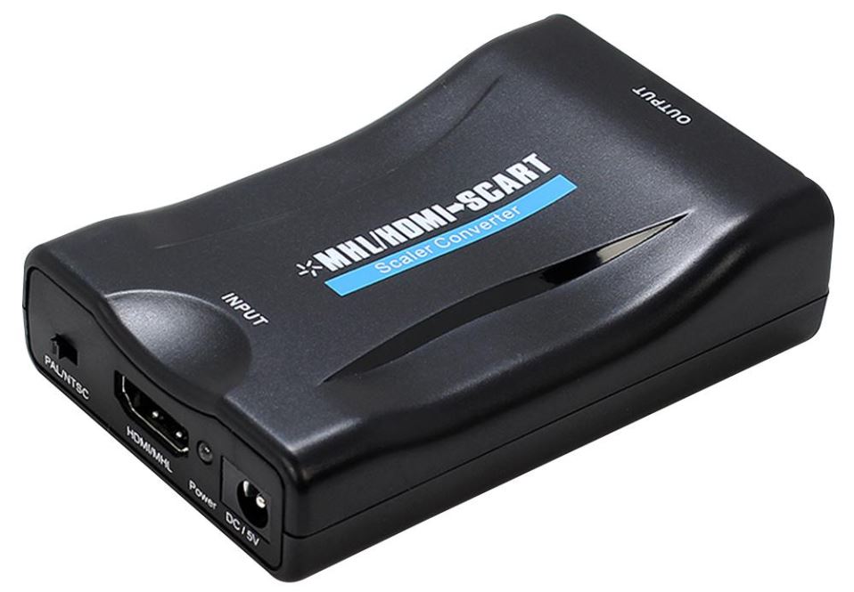 HDMI To Scart Converter/Scaler with MHL