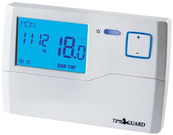 7 Day Programmable Room Thermostat with Frost Protection