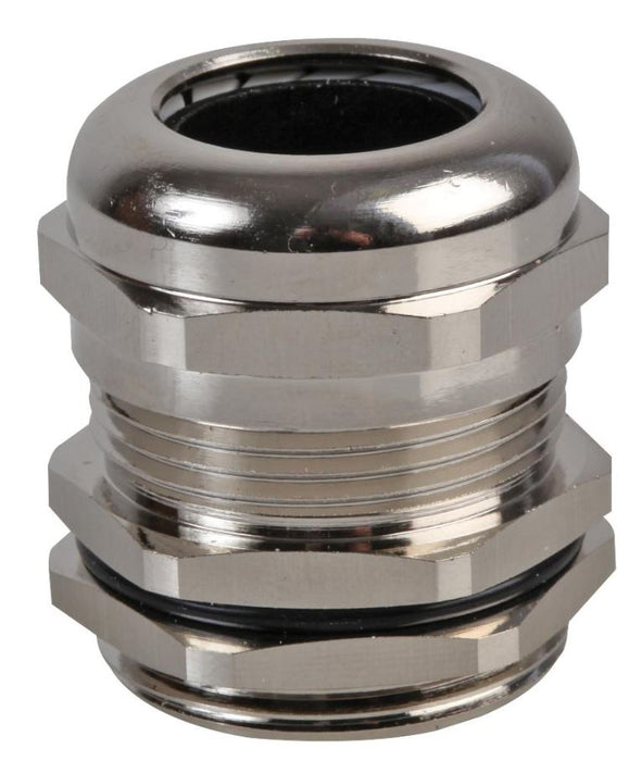 PG-MA PG21 Brass Nickel Plated Cable Gland 14-18mm Dia.