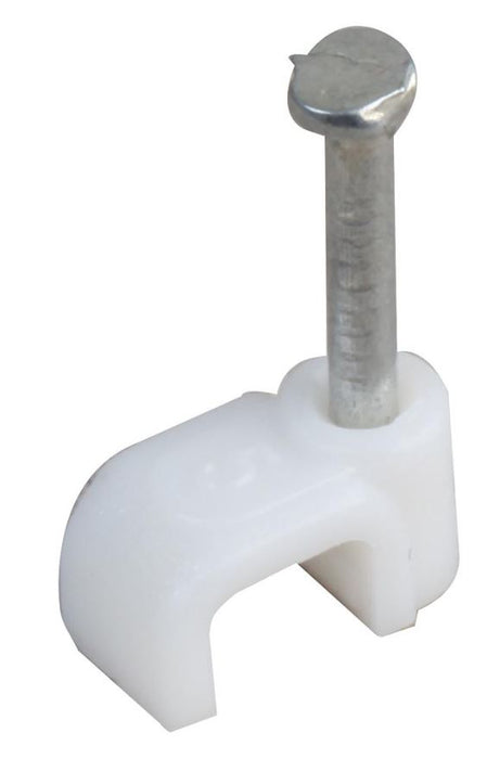 3.6mm Telephone Cable Clips - Pack of 100
