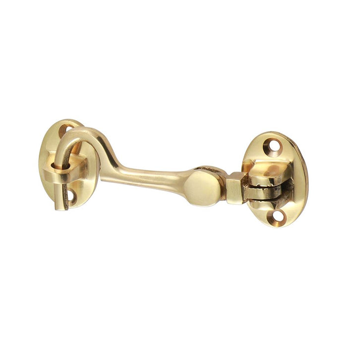 Cabin Hook - Polished Brass (Size 75mm - 1 Each)