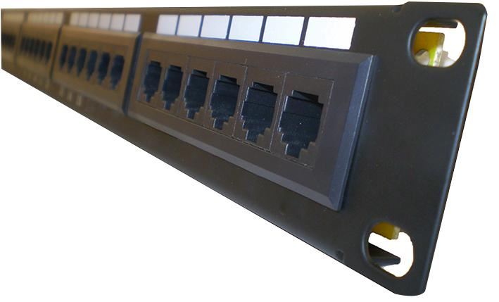 48 Port Cat6 Patch Panel for 19" Rack Enclosure