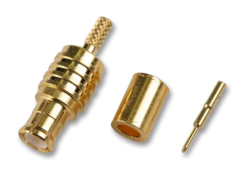 RF Coaxial, MCX, Straight Plug, 50 Ohm