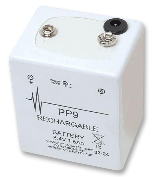 8.4V 1.8Ah Rechargeable NiMH PP9 Battery