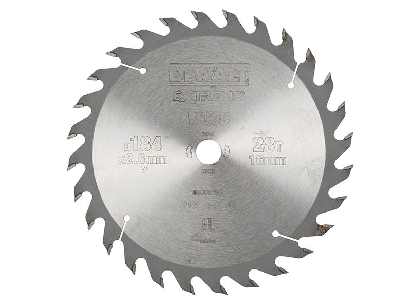 Series 40 Circular Saw Blade 184 x 16mm x 28T ATB