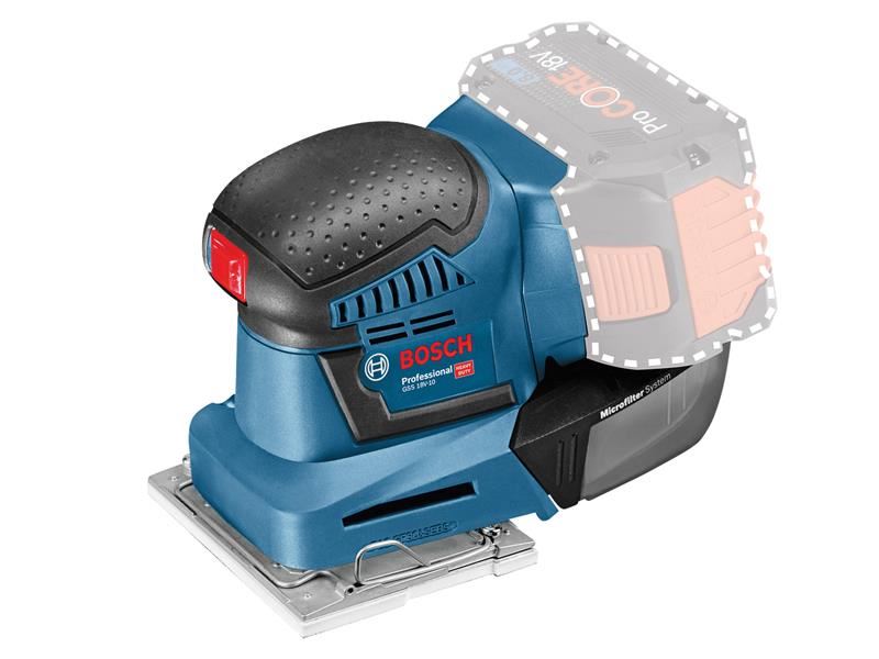 GSS 18V-10 Orbital Sander + L-BOXX 18V Bare Unit