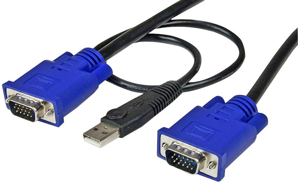 2-in-1 Ultra Thin USB KVM Cable