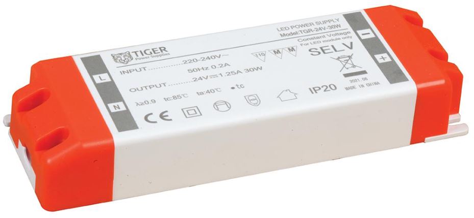 24V, 1.25A, 30W, Constant Voltage LED Driver
