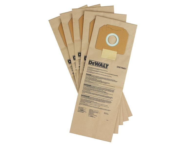 Dewalt - DWV9401 Paper Dust Bag (Pack 5)