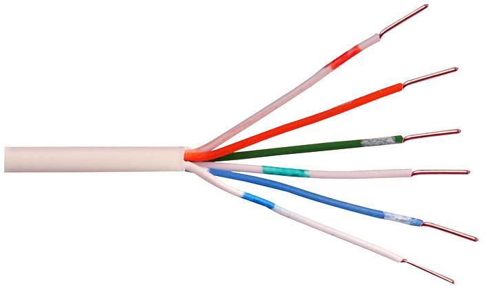 3-Pair CW1308 Telephone Cable 100m White