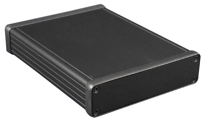 IP54 1455 Series Black Extruded Aluminium Instrument Enclosure