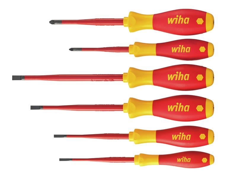 SoftFinish® electric slimFix SL/PZ Screwdriver Set, 6 Piece