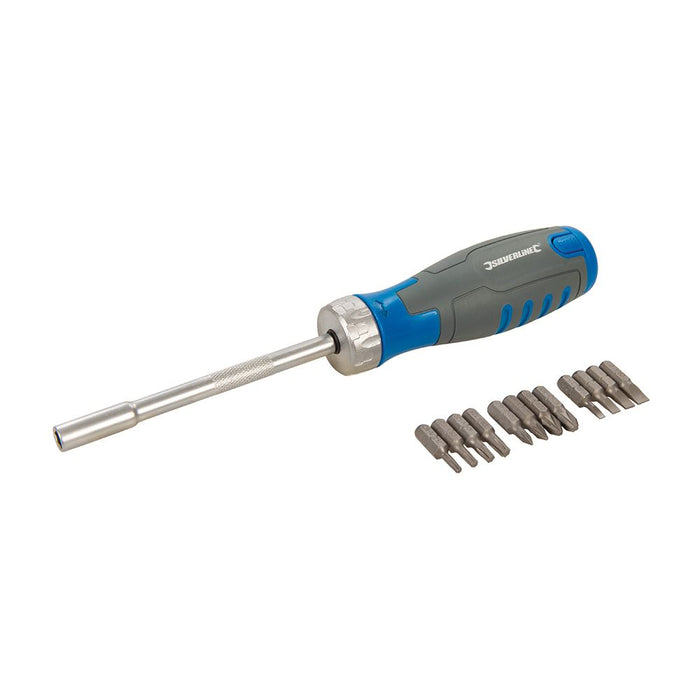 12-in-1 Multi-Bit Ratchet Screwdriver - 12-in-1