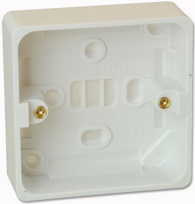 1 Gang Moulded Surface Box