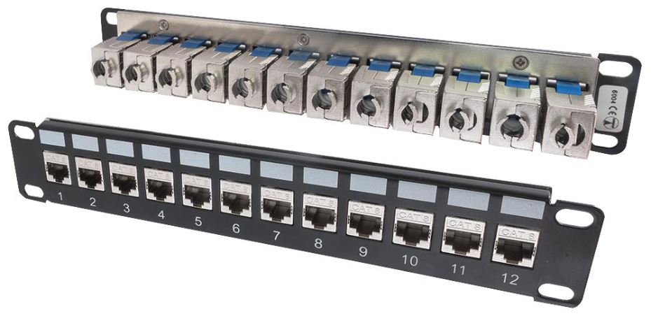 miniMEDIA 10" Keystone Patch Panel