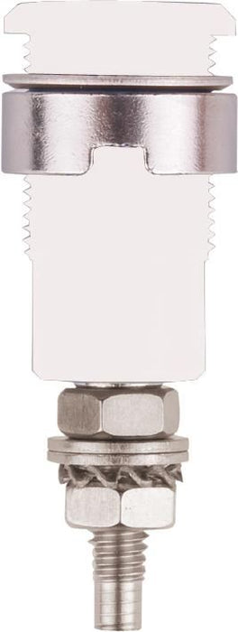 4mm Safety Socket White, Solder, 32A